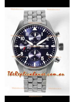 IWC Pilot Chronograph Le Petit Prince Edition Blue Dial 1:1 Mirror Replica Watch