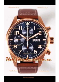 IWC Pilot Chronograph Le Petit Prince Edition Rose Gold 1:1 Mirror Replica Watch
