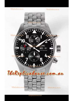 IWC Pilot Chronograph Le Petit Prince Edition Black Dial 1:1 Mirror Replica Watch