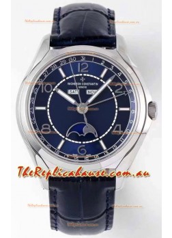 Vacheron Constantin Fiftysix Complete Calendar Swiss Replica Watch in Blue Dial 
