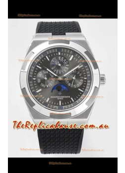 Vacheron Constantin Overseas Perpetual Calendar Ultra-Thin Grey Dial Steel Casing Replica