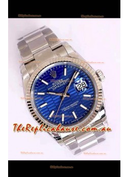 Rolex Datejust Fluted-Motif Dial 41MM Cal.3135 Movement Swiss Replica Watch in 904L Steel Casing