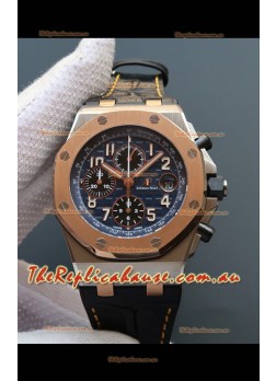 Audemars Piguet Royal Oak Offshore Chronograph 2 Tone 904L Steel 1:1 Mirror 3126 Movement