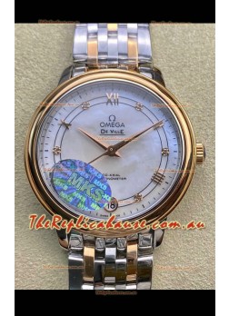 Omega De-Ville Two Tone Rose Gold Casing 1:1 Mirror Replica 33MM 
