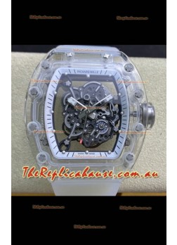 Richard Mille RM35-02 Transparent Casing Swiss Replica Watch 