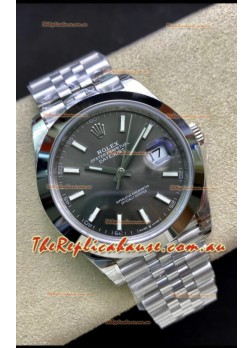 Rolex Datejust 126300 41MM Cal.3135 Swiss 1:1 Mirror Replica Watch in 904L Grey Dial