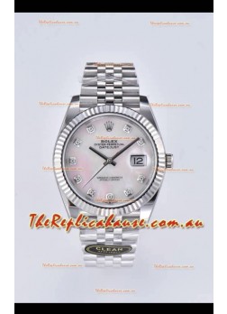 Rolex Datejust 126334 41MM ETA 3235 Swiss 1:1 Mirror Replica Watch in 904L Steel - Pearl Dial