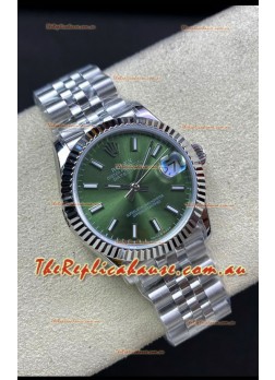 Rolex Datejust 278274 31MM Swiss Replica in 904L Steel in Green Dial - 1:1 Mirror Replica