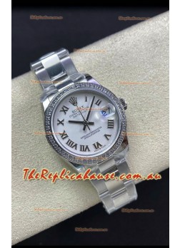 Rolex Datejust 278384 31MM Swiss Replica in 904L Steel in White Dial - 1:1 Mirror Replica