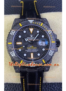 Rolex Submariner DiW Carbon Fiber Edition Swiss Replica Watch - 1:1 Mirror Replica
