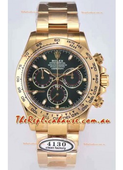 Rolex Cosmograph Daytona 116508 Yellow Gold Original Cal.4130 Movement - Improved Ultimate 904L Steel Watch