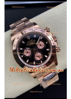 Rolex Daytona 116505 Rose Gold Original Cal.4130 Movement - 1:1 Mirror 904L Steel Watch
