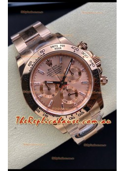 Rolex Daytona 116505 Rose Gold Original Cal.4130 Movement - 1:1 Mirror 904L Steel Watch