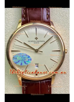 Vacheron Constantin Patrimony Yellow Gold Watch in 1:1 Mirror Replica Watch