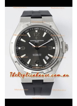 Vacheron Constantin Overseas 1:1 Mirror Swiss Replica Watch in Grey Dial - Rubber Strap