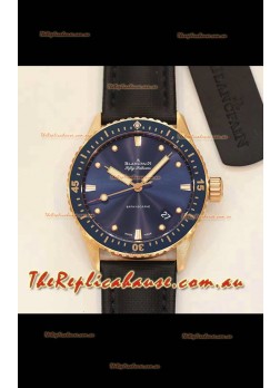 Blancpain Fifty Fathoms BATHYSCAPHE Rose Gold Edition Swiss Replica 1:1 Swiss Watch