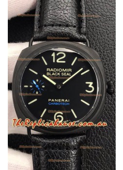 Panerai Radiomir Carbotech Edition Swiss Replica Watch in 1:1 Mirror Quality 