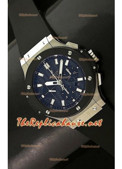 Hublot Big Bang Steel Swiss Replica Watch - Original Dial and Bezel Used