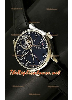 IWC Portuguese 7 Day Genuine Austrian Tourbillon Watch in Black Dial