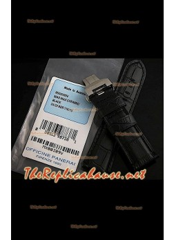 Panerai Black Crocodile Strap