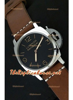 Panerai Luminor Swiss Watch - 47MM in Brown Strap