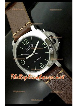 Panerai Luminor Marina 44MM Broan Leather Strap Watch 