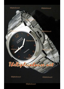 Panerai Luminor Marina PAM359 Japanese Watch in Orange Markers