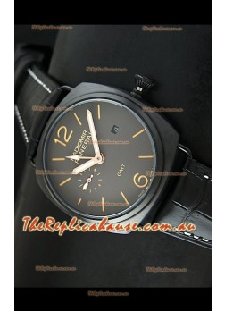 Panerai Radiomir GMT Japanese Replica Watch in PVD Case
