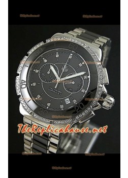 Tag Heuer Formula 1 Ladies Chronograph Watch in Black - 1:1 Mirror Replica