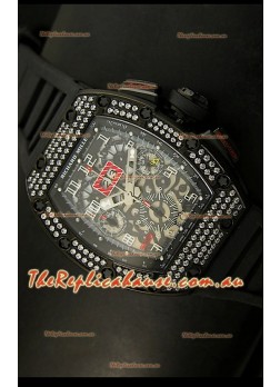 Richard Mille Filippe Massa Edition Titanium Swiss Watch in PVD Case
