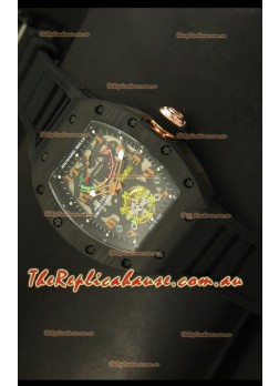 Richard Mille RM036 Jean Todt Forged Carbon Bezel Titanium Watch