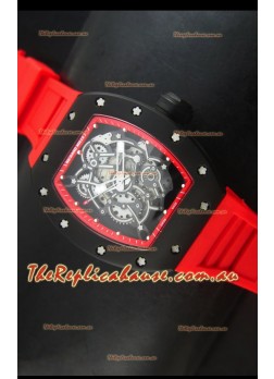 Richard Mille RM055 Bubba Watson Swiss Replica Watch in Black