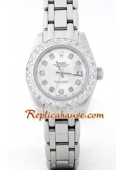 Rolex DateJust - Silver-Lady's ROLX367