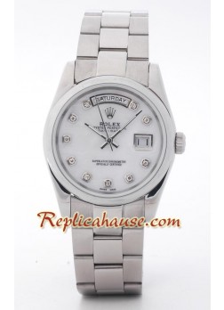 Rolex Day Date Silver ROLX519