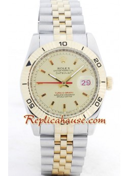 Rolex DateJust - Turn O Graph - Two Tone ROLX86