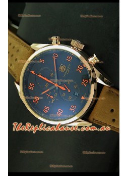 Tag Heuer Carrera 1887 SpaceEX Edition Japanese Quartz Watch in Pink Gold