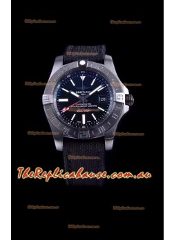 Breitling Avenger II BlackSteel GMT Swiss Replica Timepiece 1:1 Ultimate Swiss Replica Timepiece