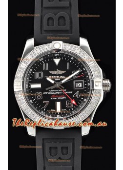 Breitling Avenger Steel GMT Swiss Timepiece 1:1 Ultimate Edition - Black Dial
