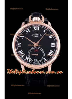 Chopard Louis-Ulysse The Tribute Rose Gold Black Dial Swiss Timepiece