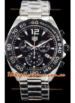 Tag Heuer Formula 1 Chronograph Swiss Quartz Replica Timepiece Black Dial 