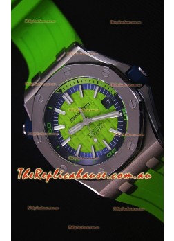 Audemars Piguet Royal Oak New Diver 1:1 Swiss Replica Watch in Green