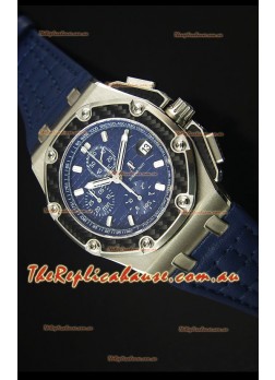Audemars Piguet Royal Oak Offshore Juan Pablo Montoya Swiss Watch 3120 Movement Blue Dial - 1:1 Mirror