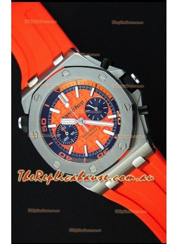 Audemars Piguet Royal Oak Offshore Diver Chronograph Swiss Quartz Replica Watch in Orange