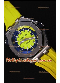 Audemars Piguet Royal Oak Offshore Diver Japanese Automatic Replica Watch in Yellow