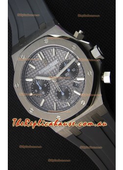 Audemars Piguet Royal Oak Chronograph Slate Grey Dial Rubber Strap Swiss Replica Watch 