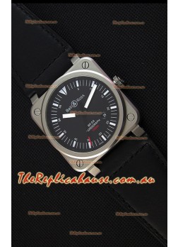 Bell & Ross BR03-92 Horograph Black Dial Swiss Leather Strap 1:1 Mirror Replica Watch