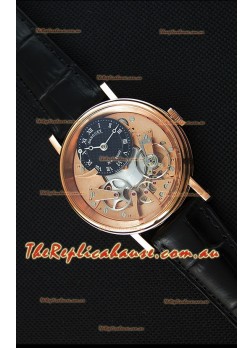 Breguet Tradition 7057BR/R9/9W6 Pink Gold Dual Tourbillon Swiss Replica Watch 