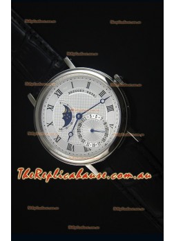 Breguet Classique Moonphase Stainless Steel Swiss Replica Timepiece
