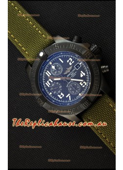 Breitling Avenger Titanium Case Swiss Replica Watch Carbon Dial 1:1 Mirror Replica Watch