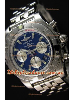 Breitling Chronomat B01 Blue Dial Swiss Replica Watch 1:1 Mirror Replica Edition 